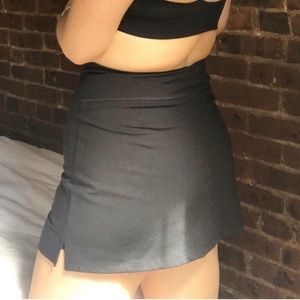 Girlfriend Collective Black Original Skort Small